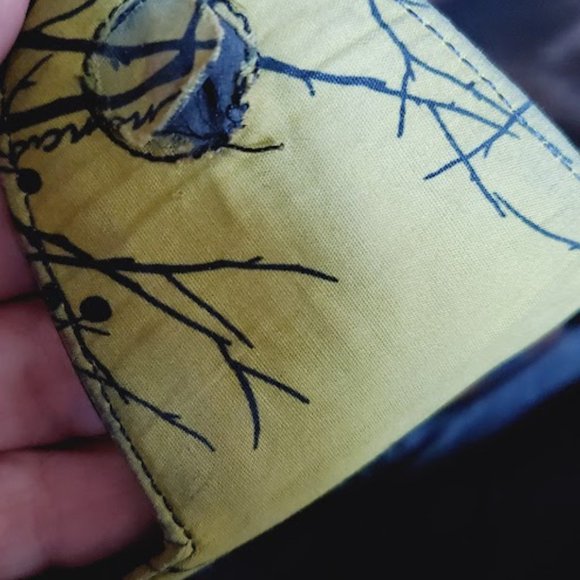 Ananas Black Leather Handbag Purse Handmade NYC Jennifer Baum Lagdameo - Picture 8 of 8